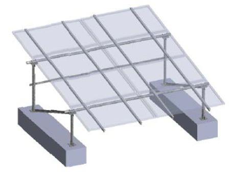 Solar Mounting Bracket for 8 panels